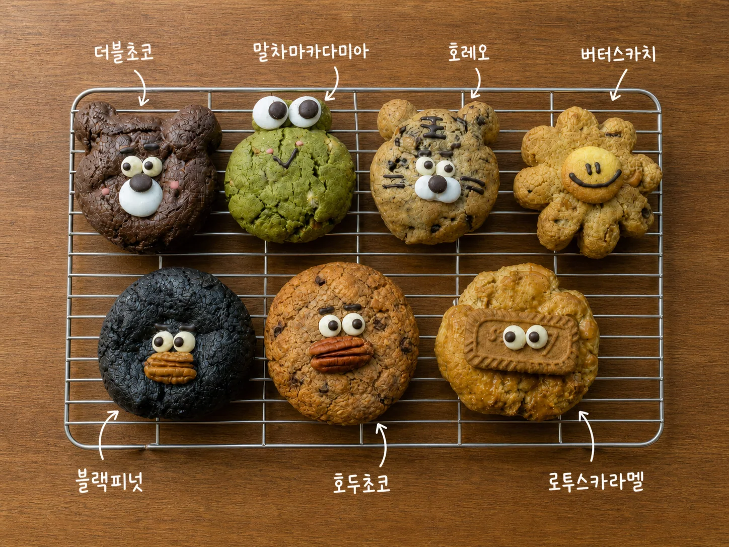 낫띵메터스 수제 꾸덕쿠키 7가지맛 답례품 대표 이미지